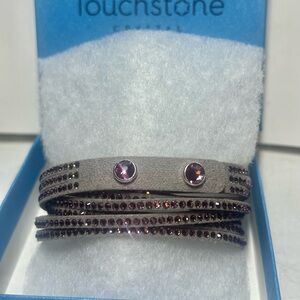 Touchstone Crystal Wrap Star Bracelet: NIB
